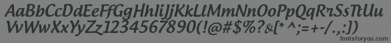 Weitere Informationen zur AndrogyneTb-Schriftart AndrogyneTb-Schriftart – Schwarze Schriften auf grauem Hintergrund