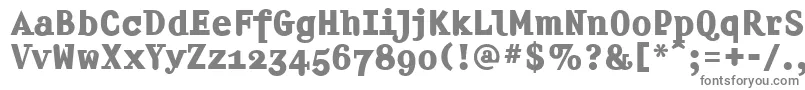 Amplifierb-Schriftart – Graue Schriften