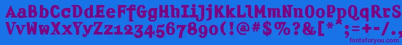 Подробнее о шрифте Amplifierb Шрифт Amplifierb – фиолетовые шрифты на синем фоне