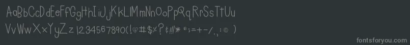 Подробнее о шрифте Charleesinahurry Шрифт Charleesinahurry – серые шрифты на чёрном фоне