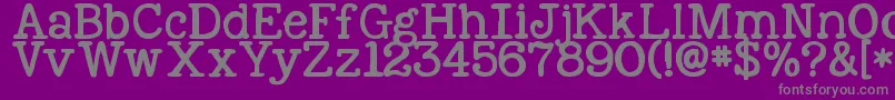 More about Kgnexttomesolid Font Kgnexttomesolid Font – Gray Fonts on Purple Background