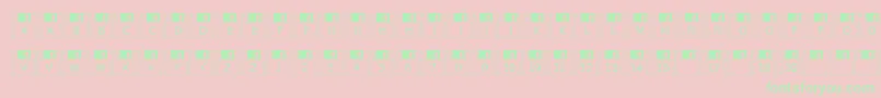 Floppydisk Font – Green Fonts on Pink Background