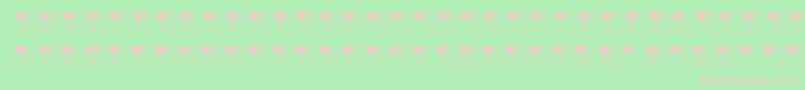 Floppydisk Font – Pink Fonts on Green Background
