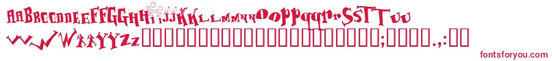 Baboonjazzbassoon Font – Red Fonts