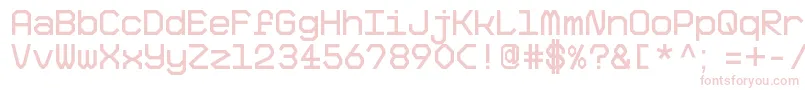 BigPixelDemo Font – Pink Fonts on White Background