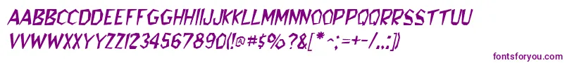 BedrockItalic Font – Purple Fonts