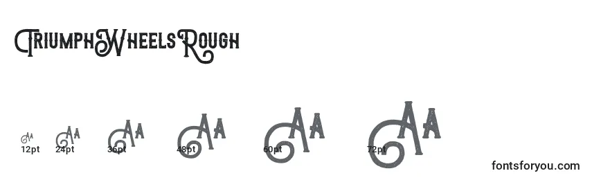 TriumphWheelsRough (97419) Font Sizes