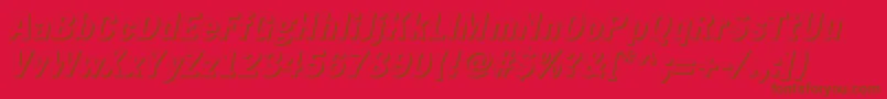 More about FagotcondshadowcItalic Font FagotcondshadowcItalic Font – Brown Fonts on Red Background