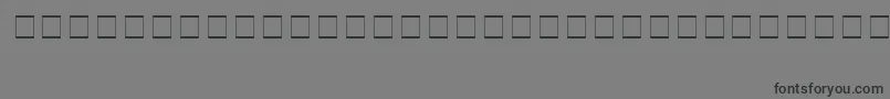 SampleEsf2Normal Font – Black Fonts on Gray Background