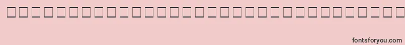 フォントSampleEsf2Normal – ピンクの背景に黒い文字
