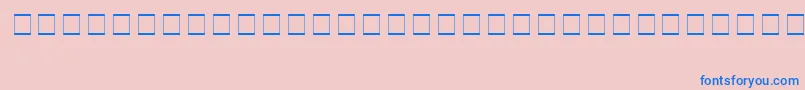 SampleEsf2Normal Font – Blue Fonts on Pink Background