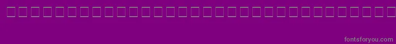 SampleEsf2Normal Font – Gray Fonts on Purple Background