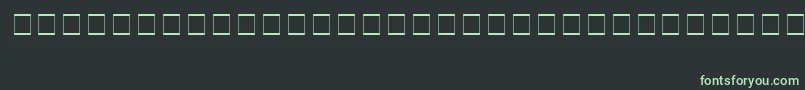 Шрифт SampleEsf2Normal – зелёные шрифты на чёрном фоне