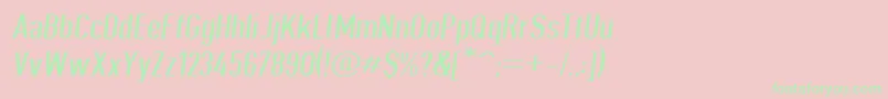 Giveahootdpextobl Font – Green Fonts on Pink Background