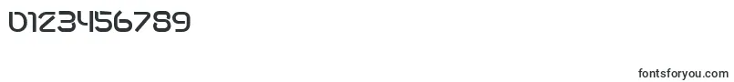 Шрифт FontoposubwayRegular – шрифты для цифр и чисел
