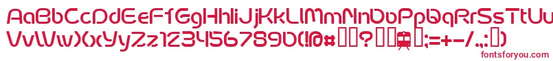 FontoposubwayRegular Font – Red Fonts