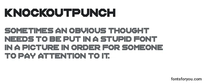 KnockoutPunch Font