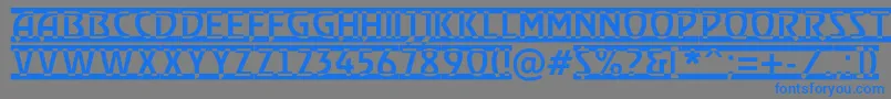 ARewindertitulrwd Font – Blue Fonts on Gray Background