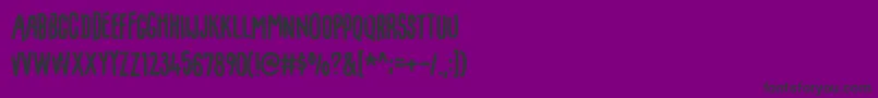 FilmgoerDemo Font – Black Fonts on Purple Background