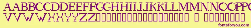 More about Voodoo Font Voodoo Font – Purple Fonts on Yellow Background