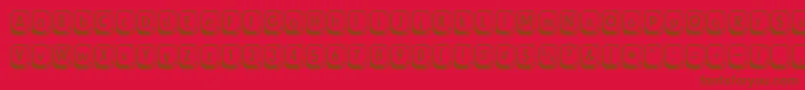 BetsyflanaganRegular Font – Brown Fonts on Red Background