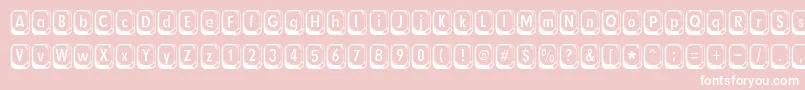 BetsyflanaganRegular Font – White Fonts on Pink Background