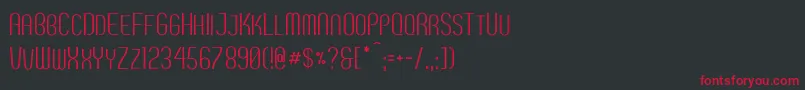 fuente Breve2 – Fuentes Rojas Sobre Fondo Negro