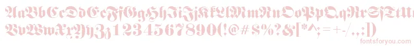 フォントFrakturinkjet2Regular – ピンクのフォント