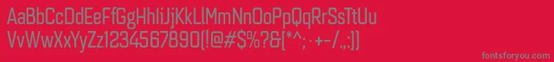 Шрифт Quarcacondregular – серые шрифты на красном фоне