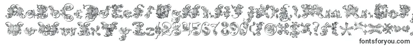 Шрифт ExtravagantPete3D – формы шрифтов