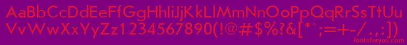 Jousspla Font – Red Fonts on Purple Background