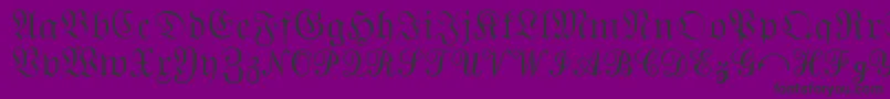 QuantaPiSixSsi Font – Black Fonts on Purple Background