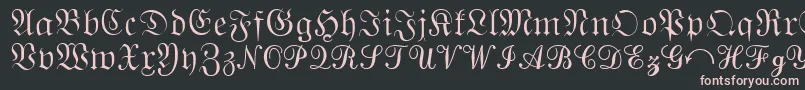 QuantaPiSixSsi Font – Pink Fonts on Black Background
