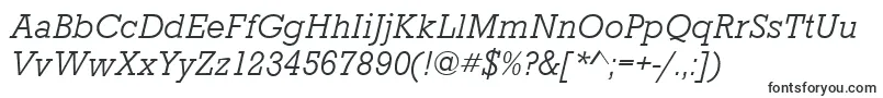 Шрифт StaffordLightItalic – шрифты для Linux
