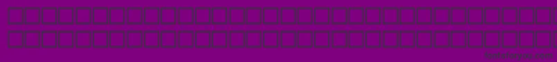 OctogonRegular Font – Black Fonts on Purple Background