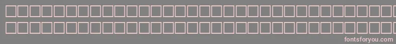 fuente OctogonRegular – Fuentes Rosadas Sobre Fondo Gris