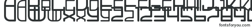Шрифт ZifHa2 – вытянутые шрифты