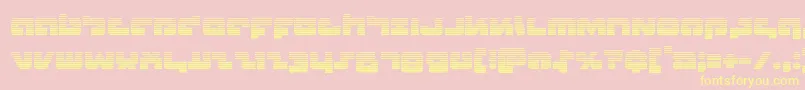 Boomstickgrad Font – Yellow Fonts on Pink Background