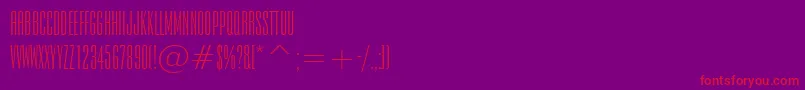 Шрифт EmpireBt – красные шрифты на фиолетовом фоне