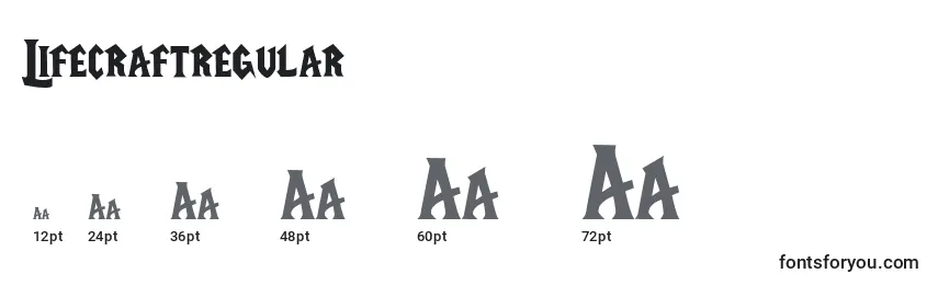 Lifecraftregular Font Sizes