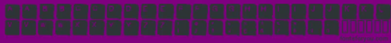 SkanheadLite Font – Black Fonts on Purple Background