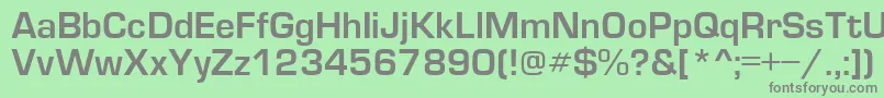 Подробнее о шрифте EvropaB Шрифт EvropaB – серые шрифты на зелёном фоне