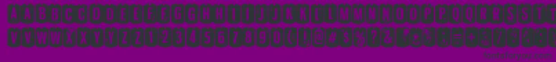 NyxaliRegular Font – Black Fonts on Purple Background