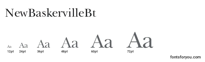 NewBaskervilleBt Font Sizes