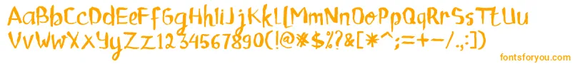 ChildrenalienRegular Font – Orange Fonts