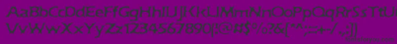 JekyllBrk Font – Black Fonts on Purple Background