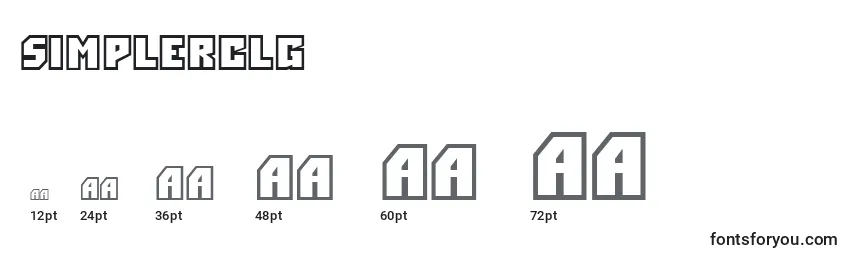 Simplerclg Font Sizes