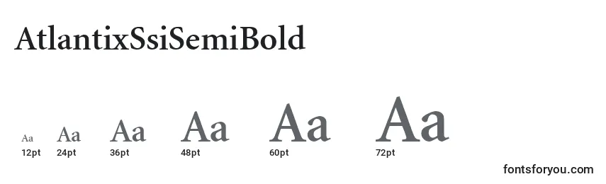 AtlantixSsiSemiBold Font Sizes