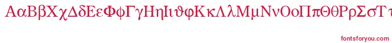 Шрифт Greekmathsymbols – красные шрифты