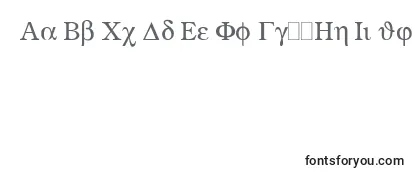 Обзор шрифта Greekmathsymbols